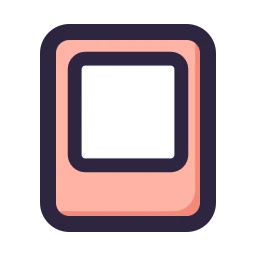 Photo instant icon, Lineal style