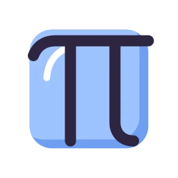 Pi icon, Lineal style