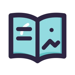 Picture book icon, Lineal style
