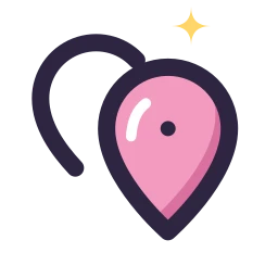 Pin multiple icon, Lineal style