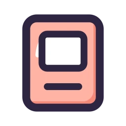 Plaque icon, Lineal style