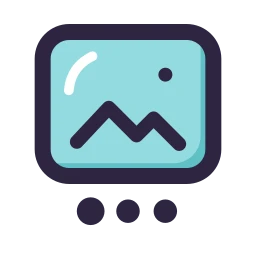 Post carousel icon, Lineal style