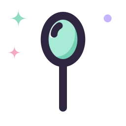 Spoon icon, Lineal style