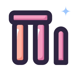 Standing stones icon, Lineal style