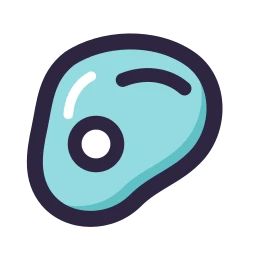 Steak icon, Lineal style