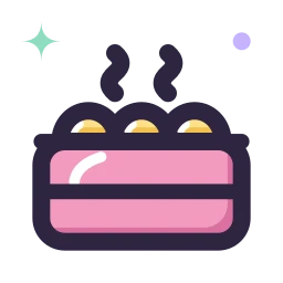 Steamer basket icon, Lineal style