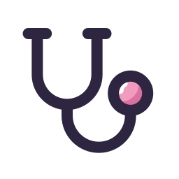 Stethoscope icon, Lineal style
