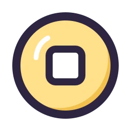 Stop circle icon, Lineal style