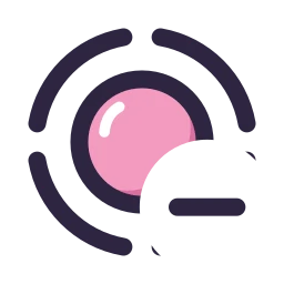 Story ring minus icon, Lineal style