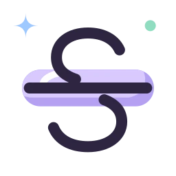 Strikethrough icon, Lineal style