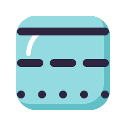 Stroke style icon, Lineal style