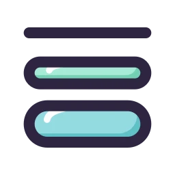 Stroke width icon, Lineal style