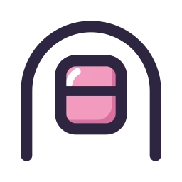Subway icon, Lineal style