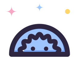 Taco icon, Lineal style