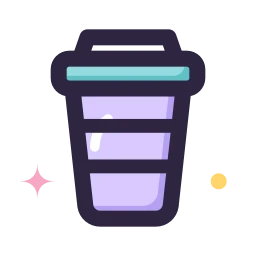 Takeaway cup icon, Lineal style