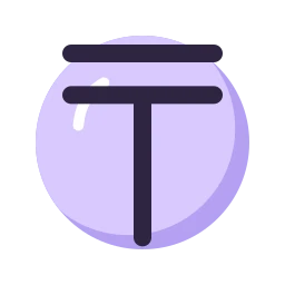 Tenge sign icon, Lineal style