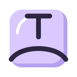 Text on path icon, Lineal style