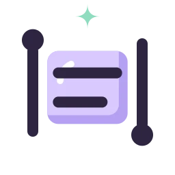 Text select icon, Lineal style