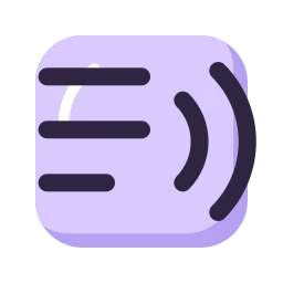 Text to speech icon, Lineal style