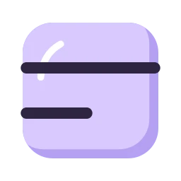 Text truncate icon, Lineal style