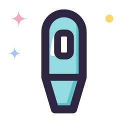 Thermometer medical icon, Lineal style