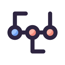 Timeline icon, Lineal style