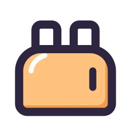 Toaster icon, Lineal style