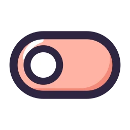 Toggle off icon, Lineal style