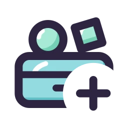 Toy box plus icon, Lineal style