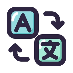 Translate icon, Lineal style