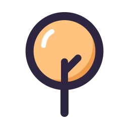 Tree icon, Lineal style