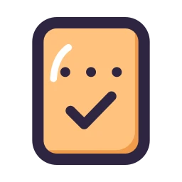 Two factor icon, Lineal style