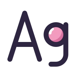 Typeface icon, Lineal style
