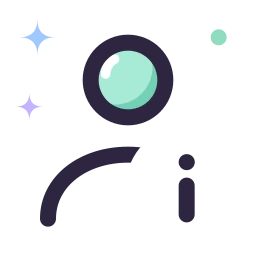 User info icon, Lineal style