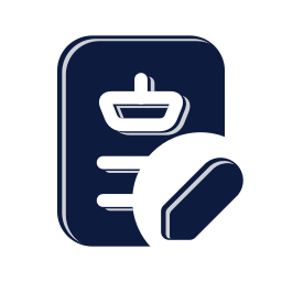 Bill of lading edit icon, Mellow style