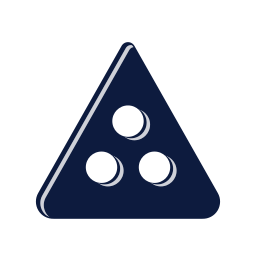 Billiard rack icon, Mellow style
