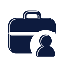 Briefcase user icon, Mellow style
