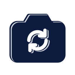 Camera rotate icon, Mellow style