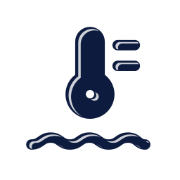 Coolant temperature icon, Mellow style