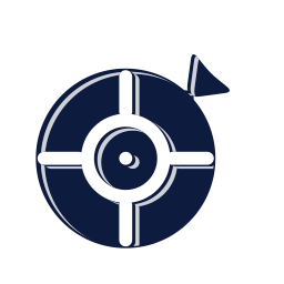 Dartboard icon, Mellow style