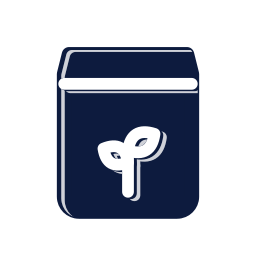 Fertilizer bag icon, Mellow style
