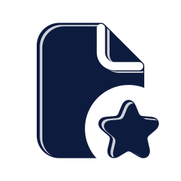 File star icon, Mellow style
