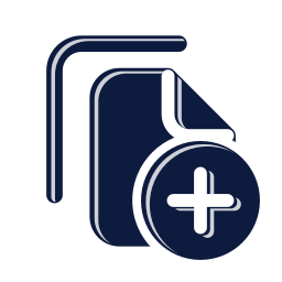 Files plus icon, Mellow style