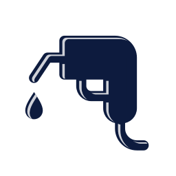 Fuel nozzle icon, Mellow style