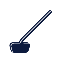 Garden hoe icon, Mellow style