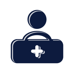 Hospital reception icon, Mellow style