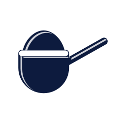 Protein scoop icon, Mellow style