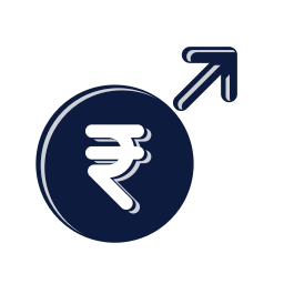 Salary hike icon, Mellow style