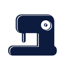 Sewing machine icon, Mellow style