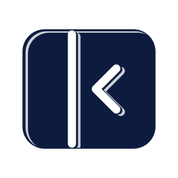 Sidebar collapse icon, Mellow style